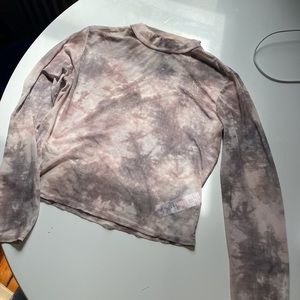 delicate mesh clouds long sleeve - US 12